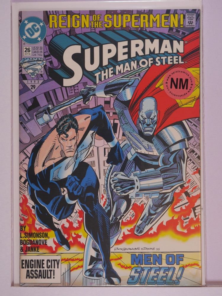 SUPERMAN THE MAN OF STEEL (1991) Volume 2: # 0026 NM