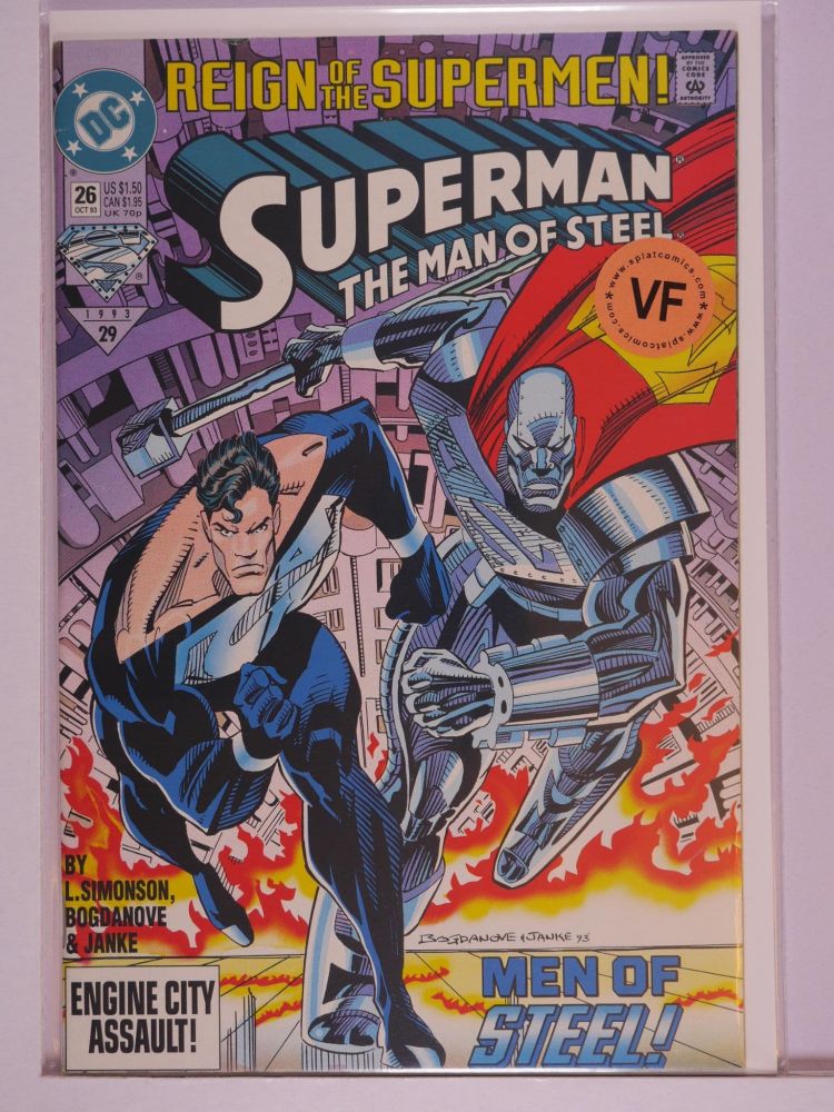 SUPERMAN THE MAN OF STEEL (1991) Volume 2: # 0026 VF