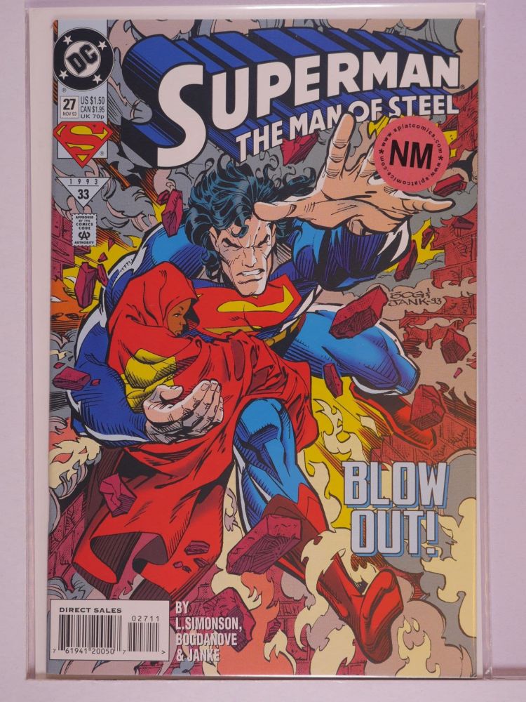 SUPERMAN THE MAN OF STEEL (1991) Volume 2: # 0027 NM