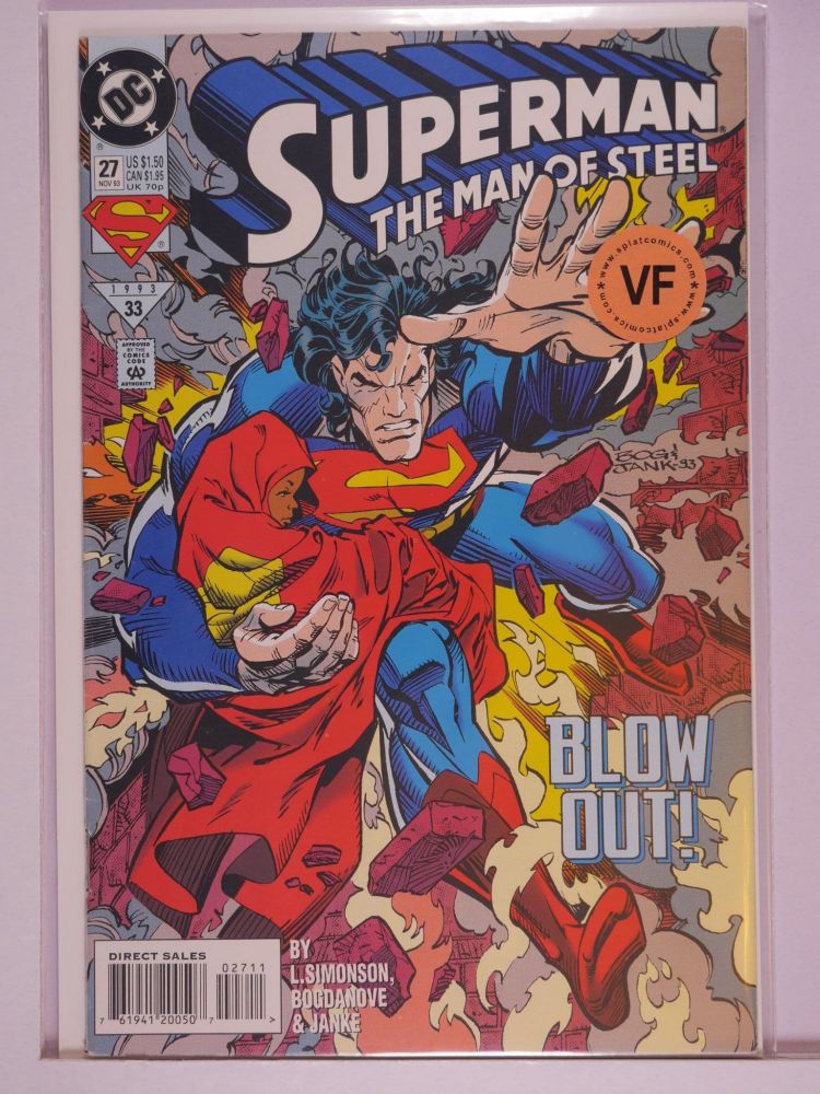 SUPERMAN THE MAN OF STEEL (1991) Volume 2: # 0027 VF