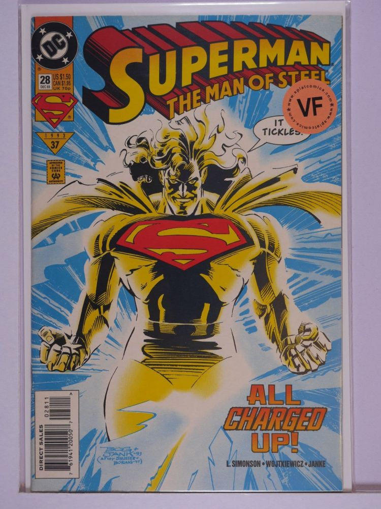 SUPERMAN THE MAN OF STEEL (1991) Volume 2: # 0028 VF