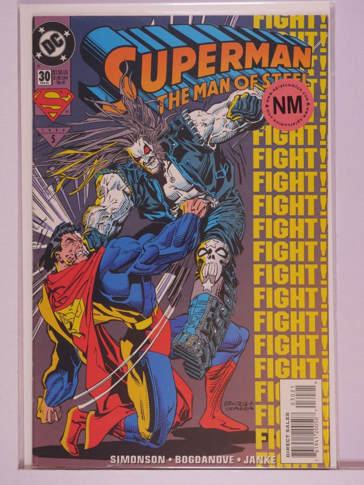 SUPERMAN THE MAN OF STEEL (1991) Volume 2: # 0030 NM