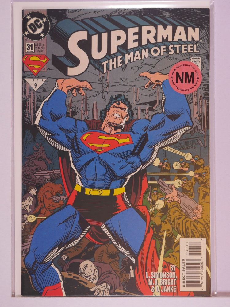 SUPERMAN THE MAN OF STEEL (1991) Volume 2: # 0031 NM