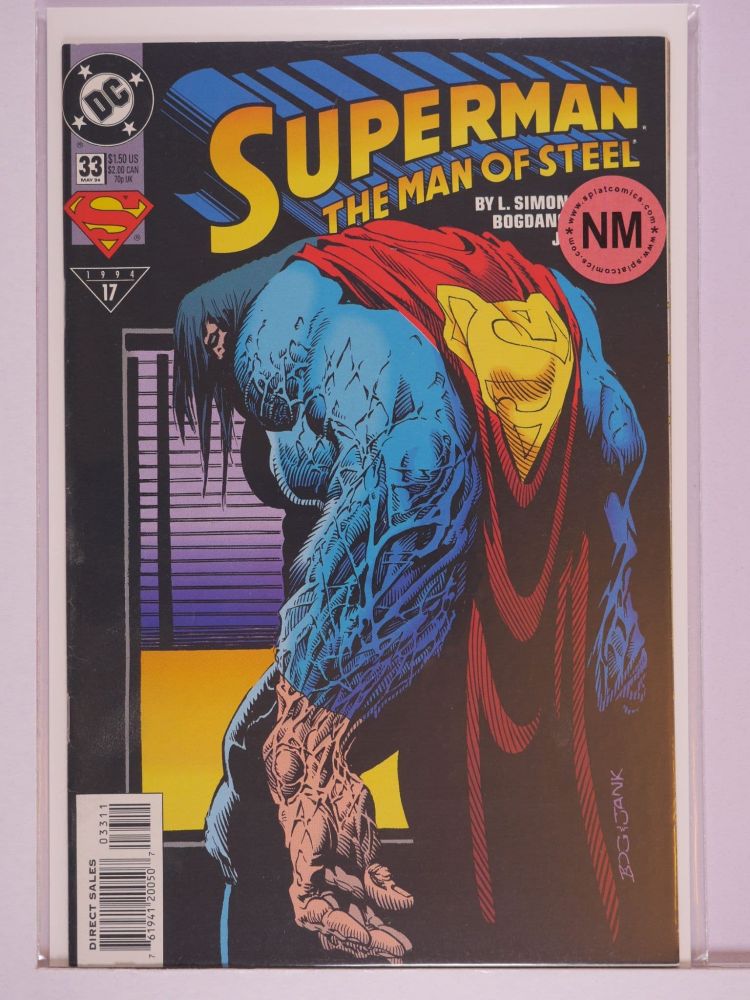 SUPERMAN THE MAN OF STEEL (1991) Volume 2: # 0033 NM