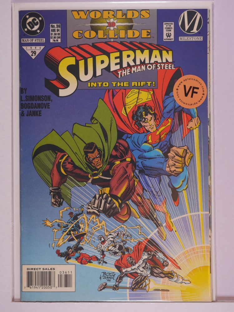 SUPERMAN THE MAN OF STEEL (1991) Volume 2: # 0036 VF