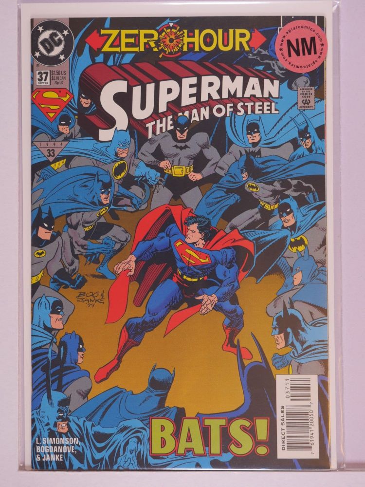 SUPERMAN THE MAN OF STEEL (1991) Volume 2: # 0037 NM