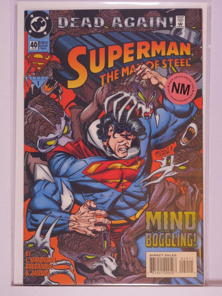 SUPERMAN THE MAN OF STEEL (1991) Volume 2: # 0040 NM