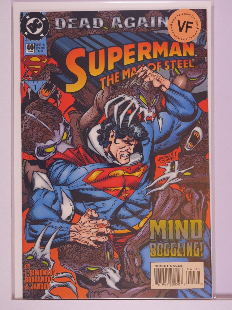 SUPERMAN THE MAN OF STEEL (1991) Volume 2: # 0040 VF