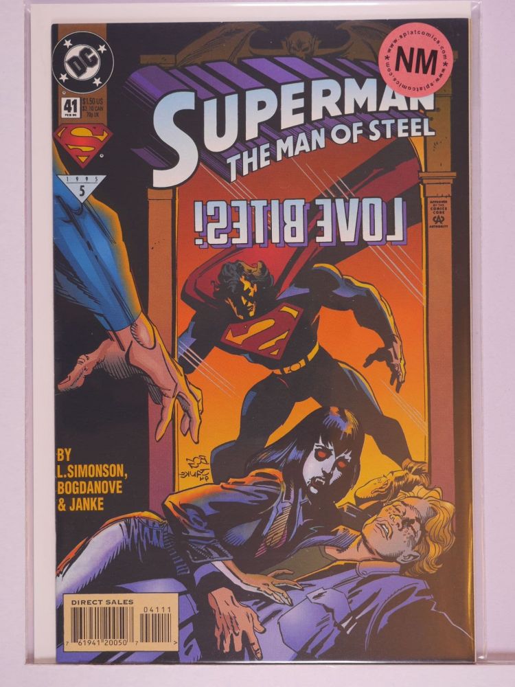 SUPERMAN THE MAN OF STEEL (1991) Volume 2: # 0041 NM