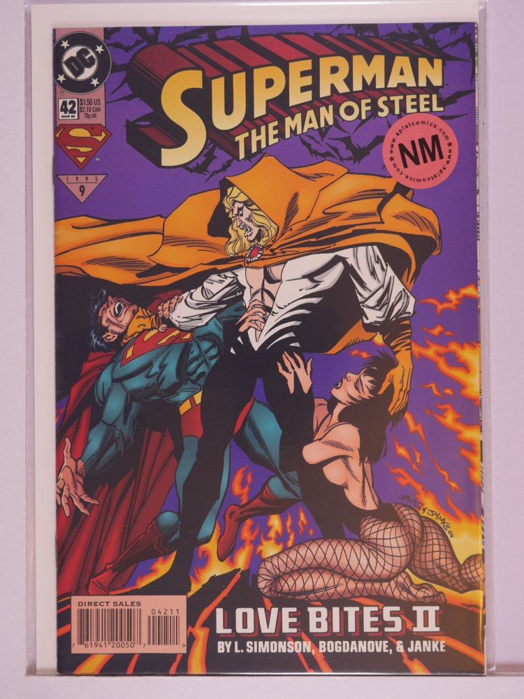 SUPERMAN THE MAN OF STEEL (1991) Volume 2: # 0042 NM