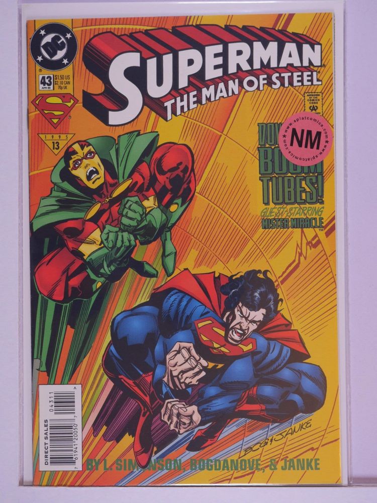 SUPERMAN THE MAN OF STEEL (1991) Volume 2: # 0043 NM