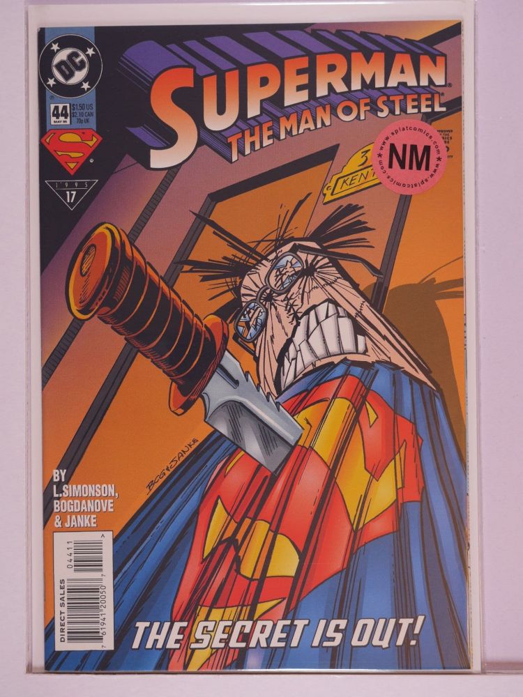 SUPERMAN THE MAN OF STEEL (1991) Volume 2: # 0044 NM