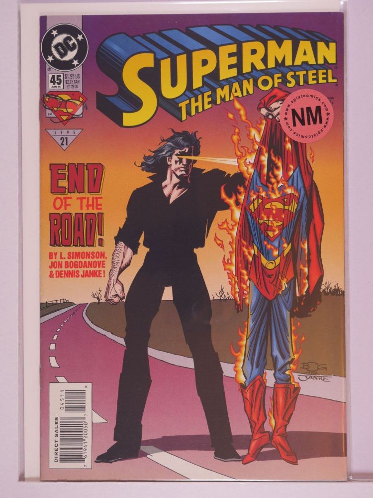 SUPERMAN THE MAN OF STEEL (1991) Volume 2: # 0045 NM