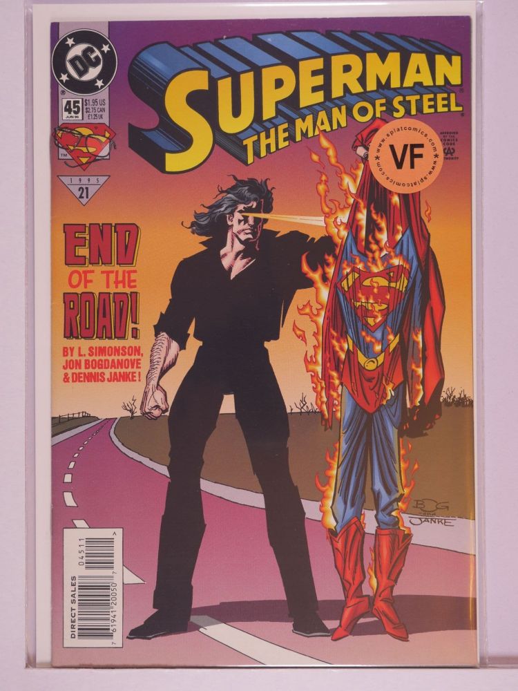 SUPERMAN THE MAN OF STEEL (1991) Volume 2: # 0045 VF