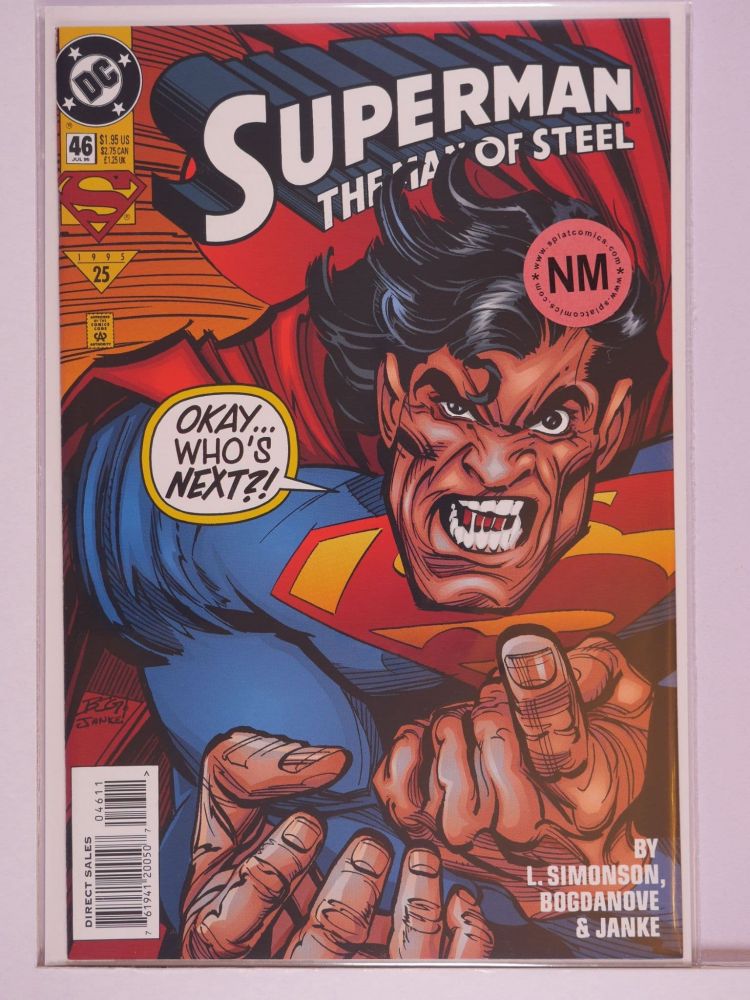 SUPERMAN THE MAN OF STEEL (1991) Volume 2: # 0046 NM