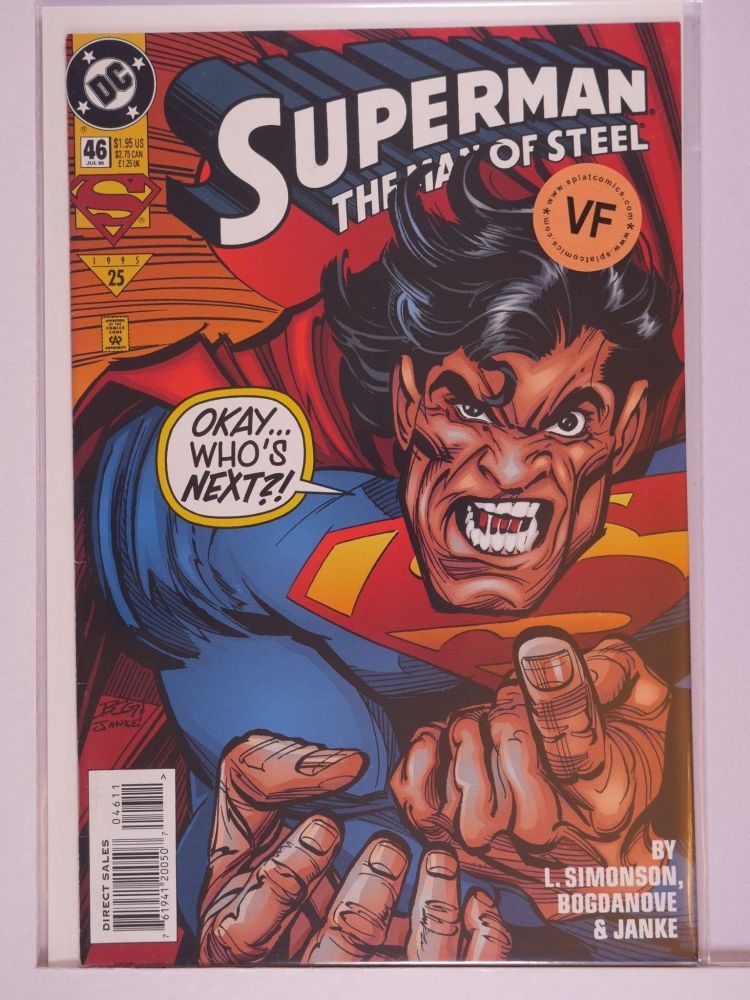 SUPERMAN THE MAN OF STEEL (1991) Volume 2: # 0046 VF