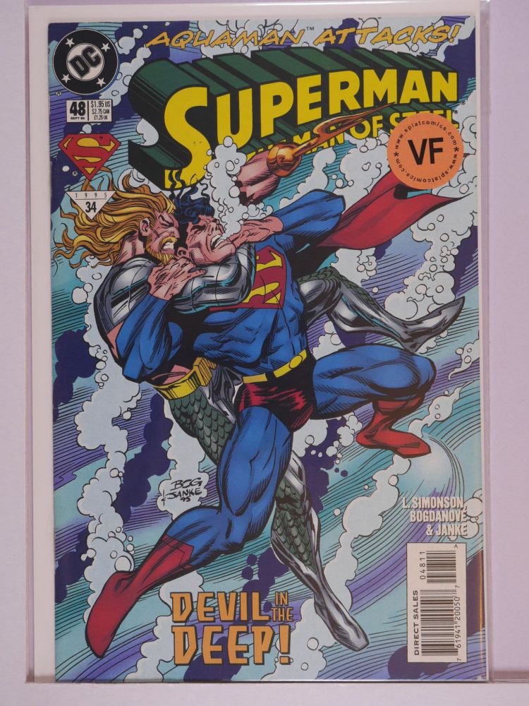 SUPERMAN THE MAN OF STEEL (1991) Volume 2: # 0048 VF