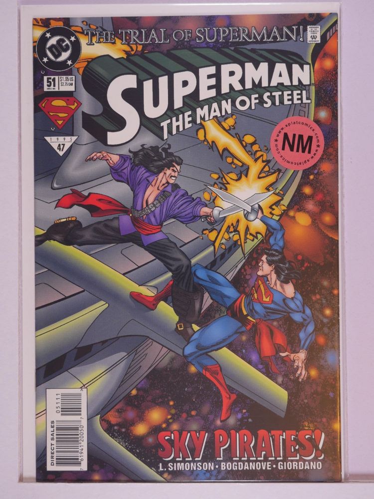 SUPERMAN THE MAN OF STEEL (1991) Volume 2: # 0051 NM