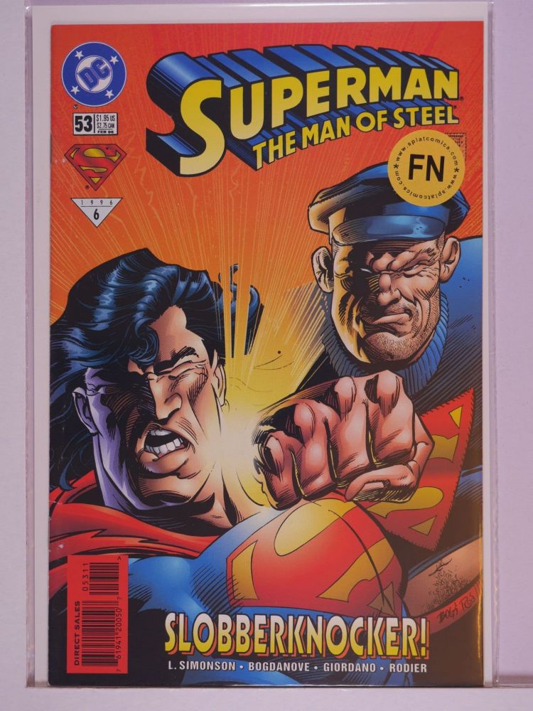 SUPERMAN THE MAN OF STEEL (1991) Volume 2: # 0053 FN