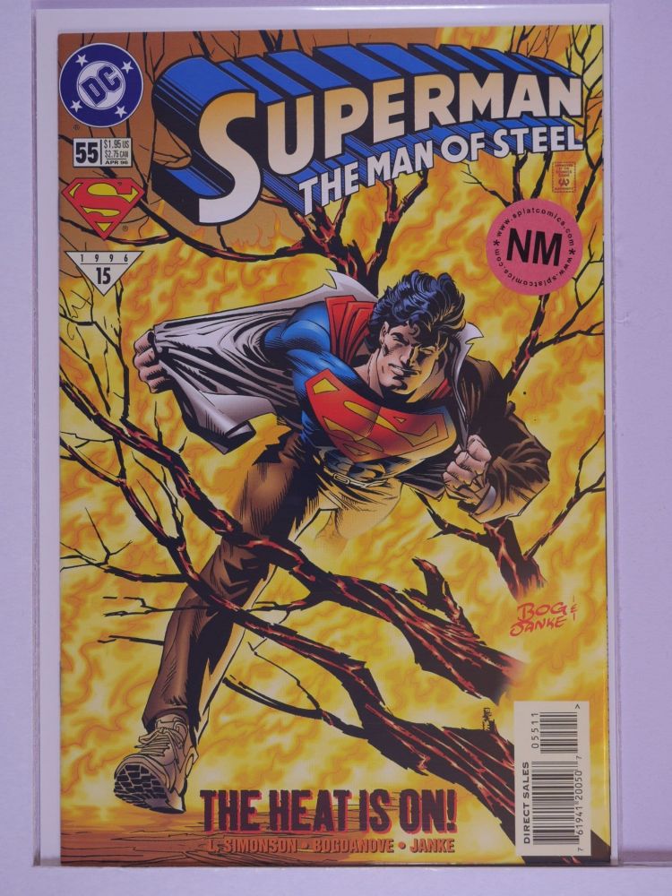 SUPERMAN THE MAN OF STEEL (1991) Volume 2: # 0055 NM