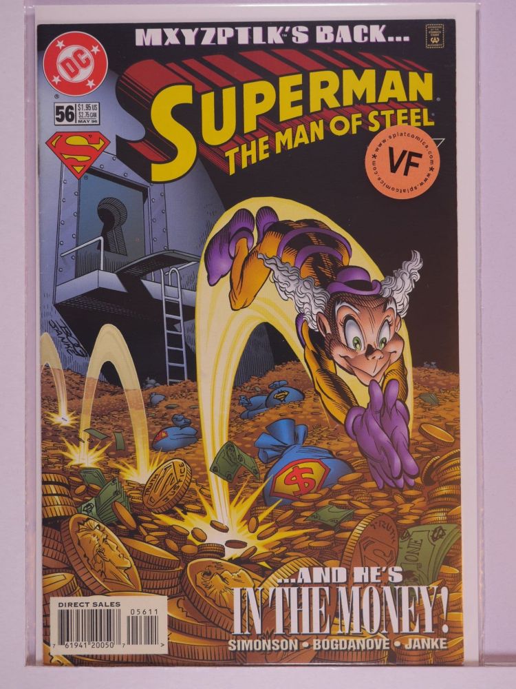 SUPERMAN THE MAN OF STEEL (1991) Volume 2: # 0056 VF