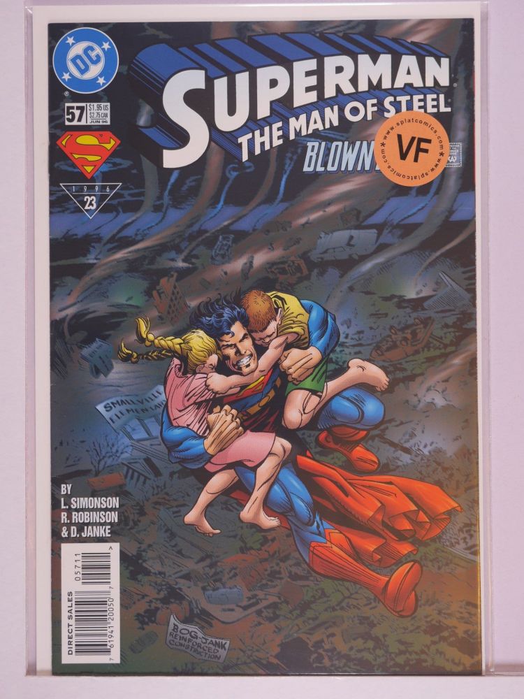 SUPERMAN THE MAN OF STEEL (1991) Volume 2: # 0057 VF