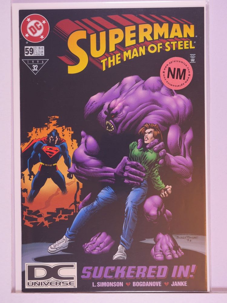 SUPERMAN THE MAN OF STEEL (1991) Volume 2: # 0059 NM