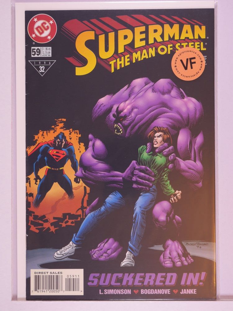 SUPERMAN THE MAN OF STEEL (1991) Volume 2: # 0059 VF