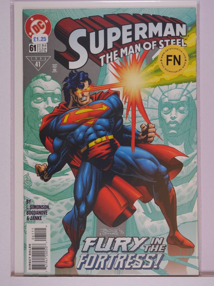 SUPERMAN THE MAN OF STEEL (1991) Volume 2: # 0061 FN