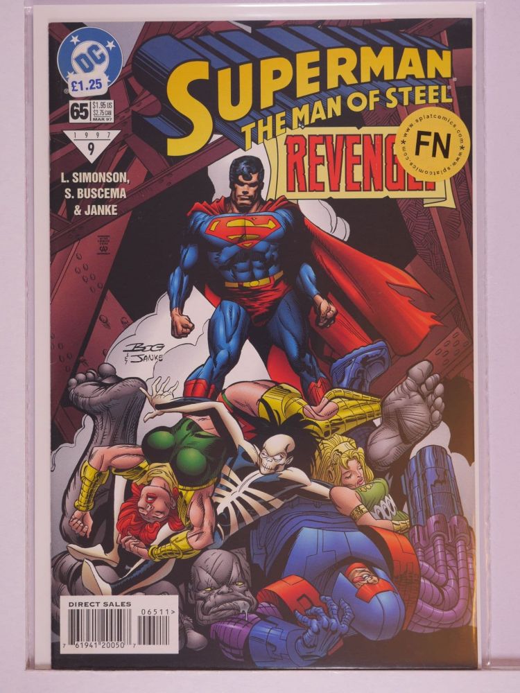 SUPERMAN THE MAN OF STEEL (1991) Volume 2: # 0065 FN