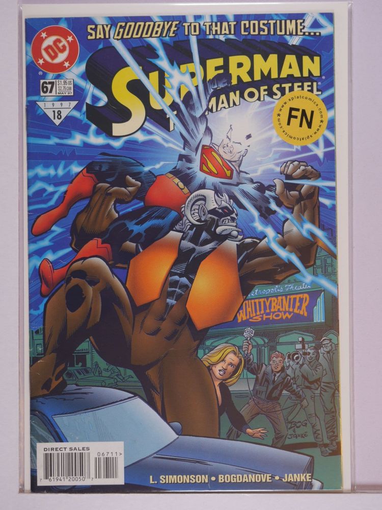 SUPERMAN THE MAN OF STEEL (1991) Volume 2: # 0067 FN