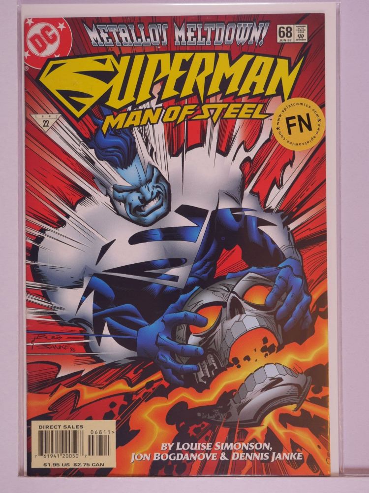 SUPERMAN THE MAN OF STEEL (1991) Volume 2: # 0068 FN