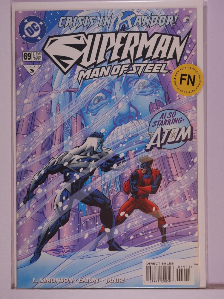 SUPERMAN THE MAN OF STEEL (1991) Volume 2: # 0069 FN