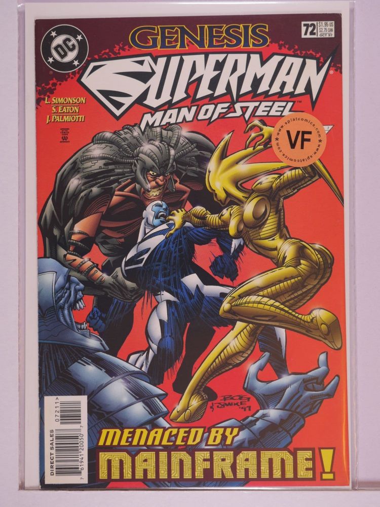 SUPERMAN THE MAN OF STEEL (1991) Volume 2: # 0072 VF