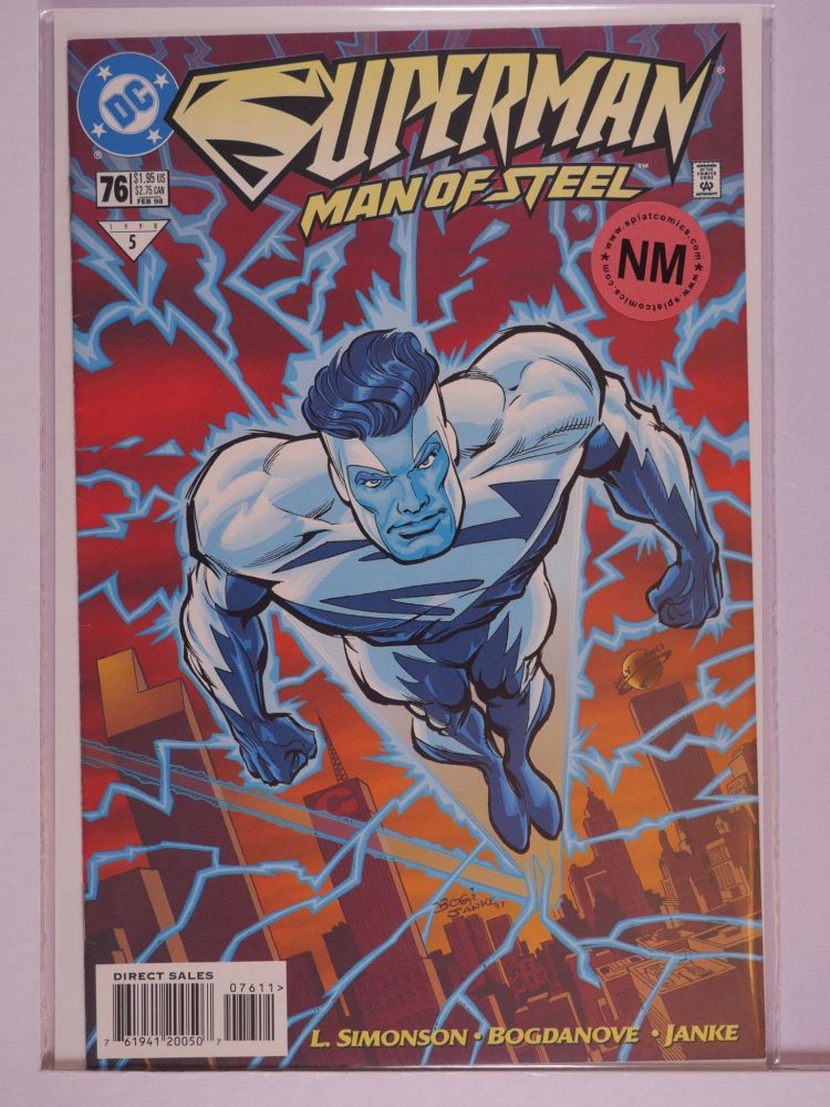 SUPERMAN THE MAN OF STEEL (1991) Volume 2: # 0076 NM