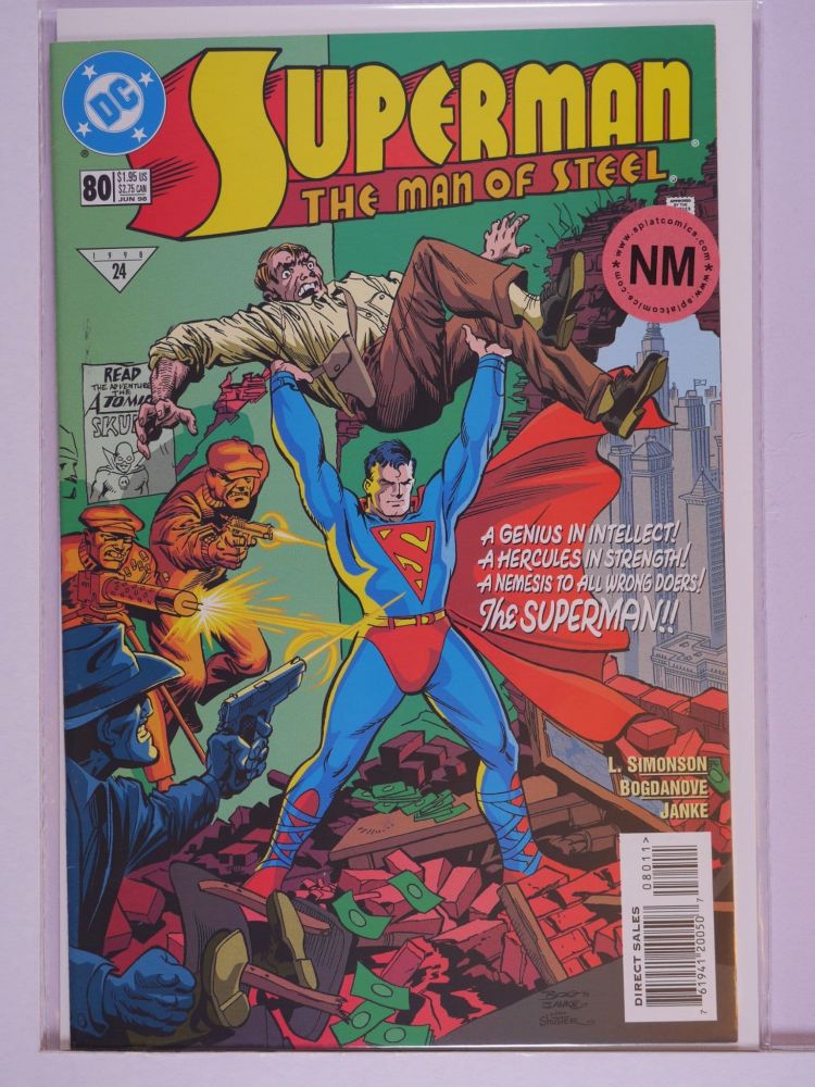 SUPERMAN THE MAN OF STEEL (1991) Volume 2: # 0080 NM