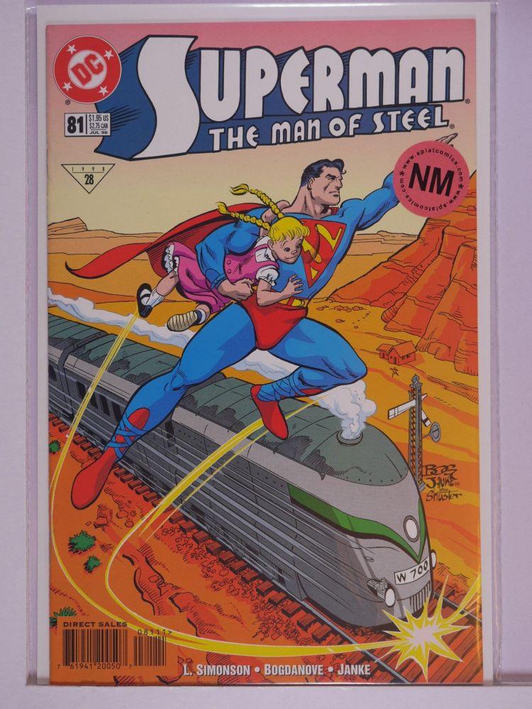 SUPERMAN THE MAN OF STEEL (1991) Volume 2: # 0081 NM