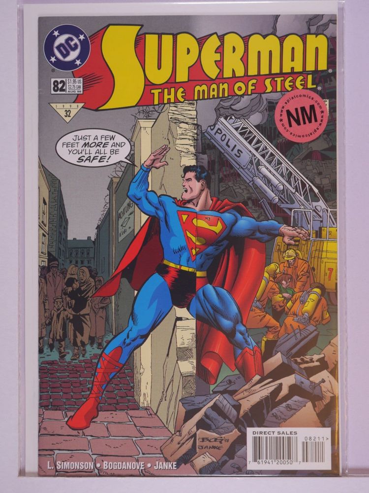 SUPERMAN THE MAN OF STEEL (1991) Volume 2: # 0082 NM