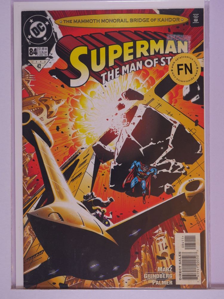 SUPERMAN THE MAN OF STEEL (1991) Volume 2: # 0084 FN