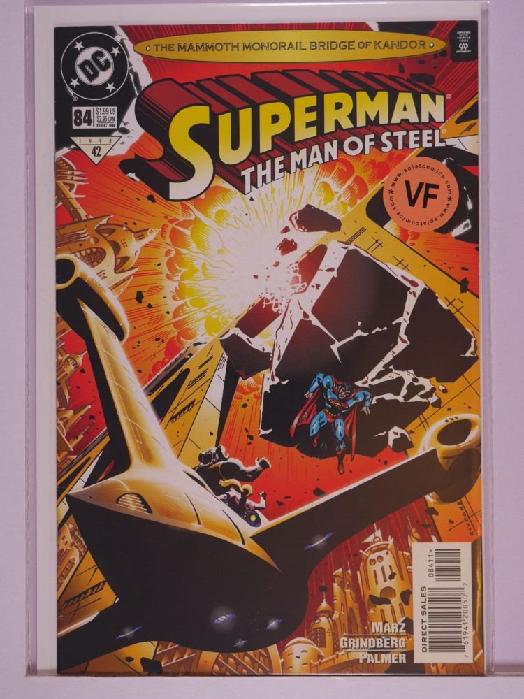 SUPERMAN THE MAN OF STEEL (1991) Volume 2: # 0084 VF