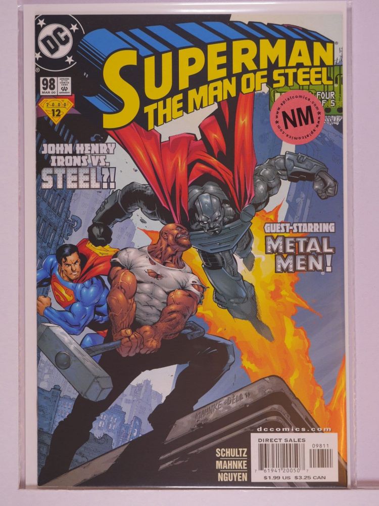 SUPERMAN THE MAN OF STEEL (1991) Volume 2: # 0098 NM