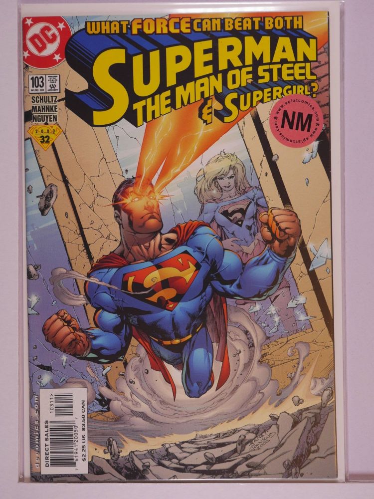 SUPERMAN THE MAN OF STEEL (1991) Volume 2: # 0103 NM