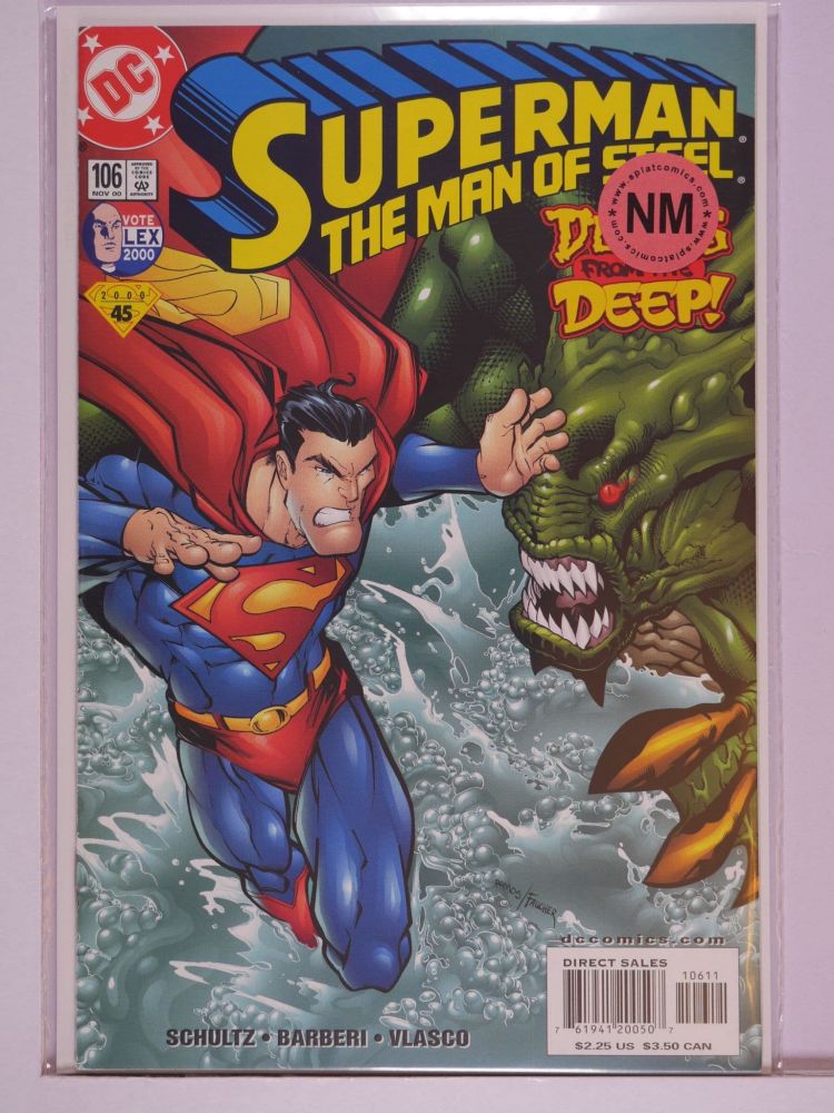 SUPERMAN THE MAN OF STEEL (1991) Volume 2: # 0106 NM