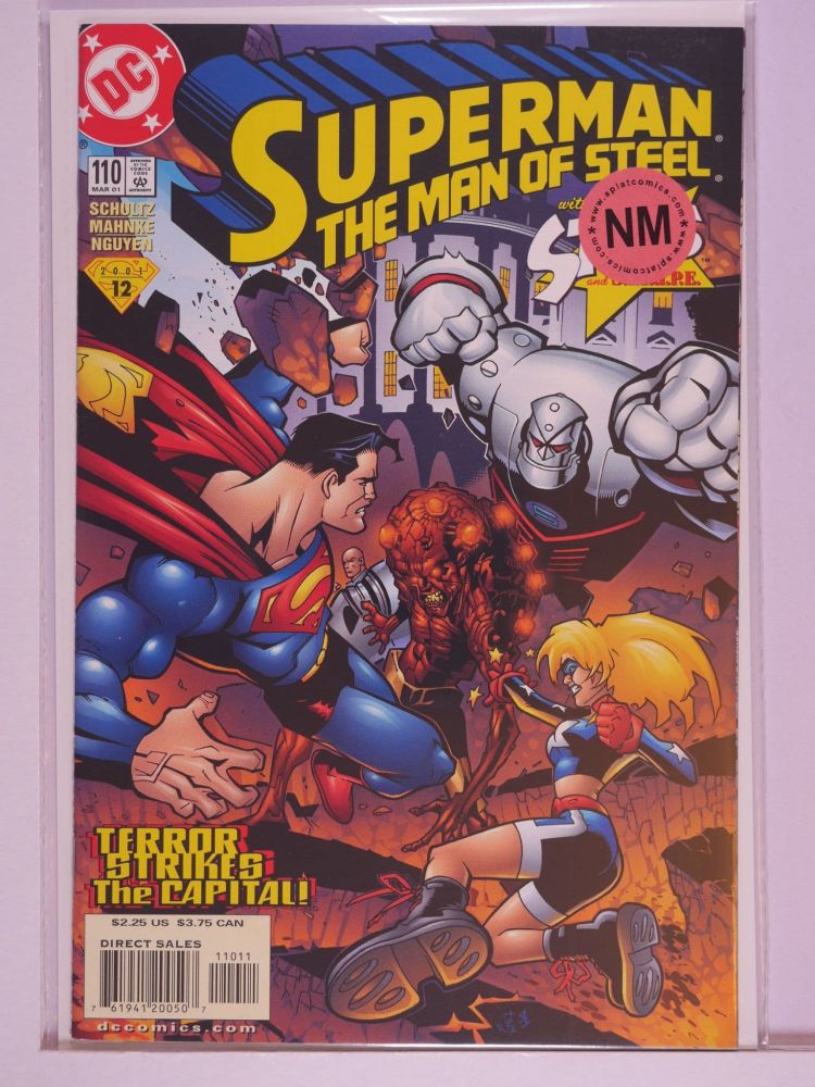 SUPERMAN THE MAN OF STEEL (1991) Volume 2: # 0110 NM