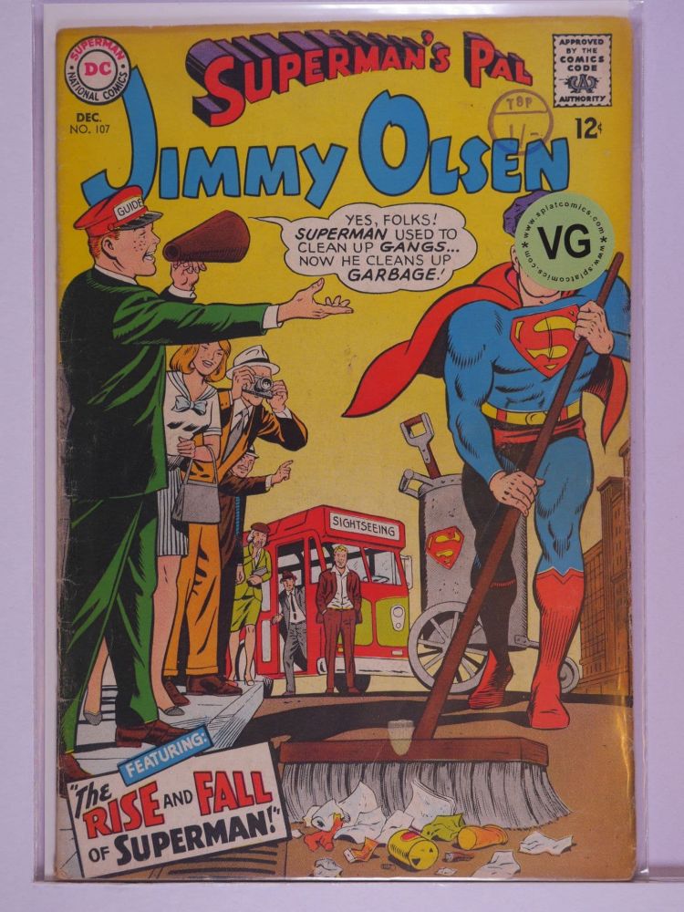 SUPERMANS PAL JIMMY OLSEN (1954) Volume 1: # 0107 VG