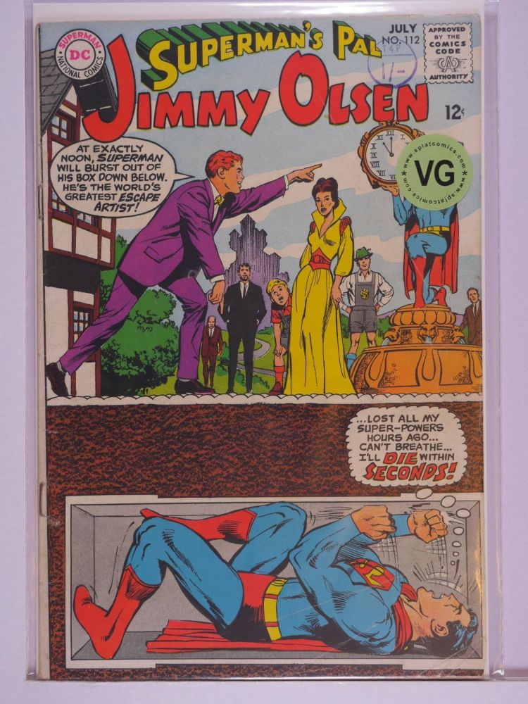 SUPERMANS PAL JIMMY OLSEN (1954) Volume 1: # 0112 VG