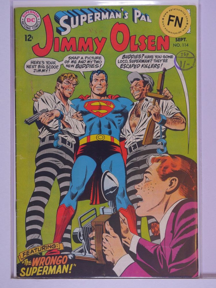 SUPERMANS PAL JIMMY OLSEN (1954) Volume 1: # 0114 FN