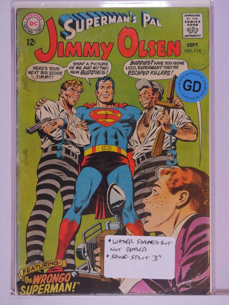 SUPERMANS PAL JIMMY OLSEN (1954) Volume 1: # 0114 GD