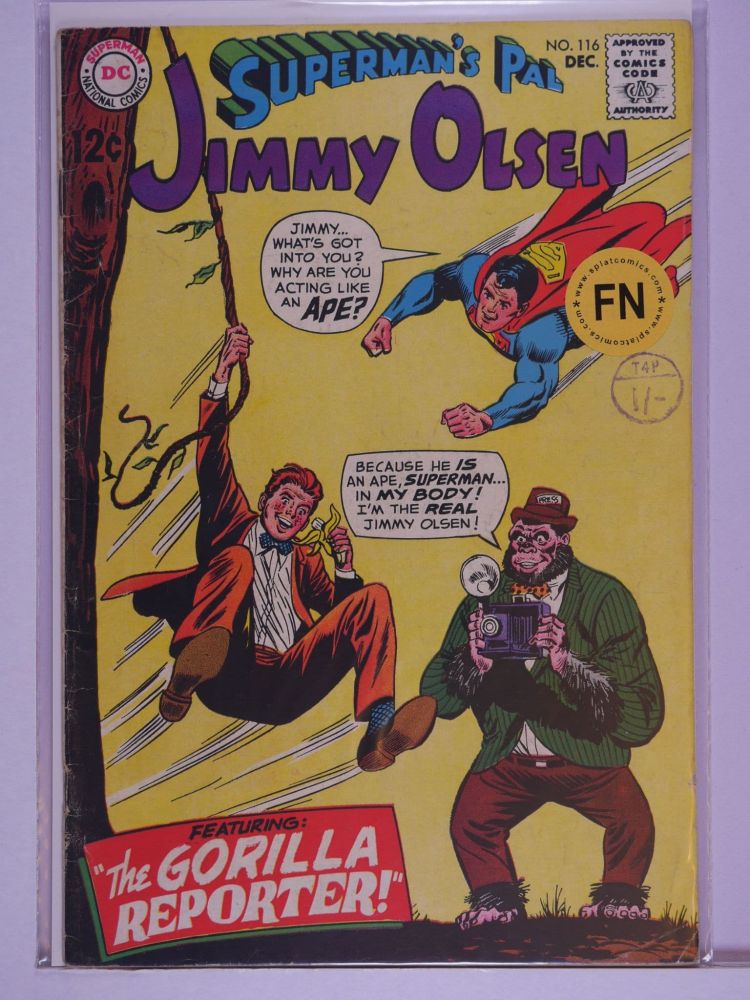 SUPERMANS PAL JIMMY OLSEN (1954) Volume 1: # 0116 FN