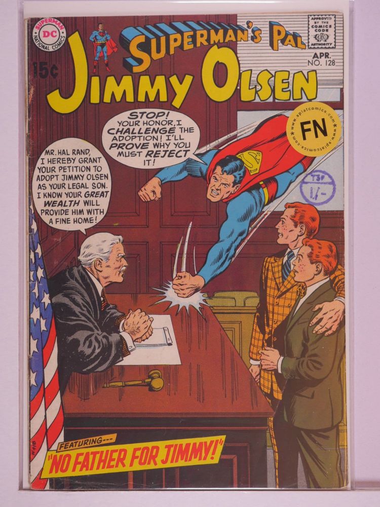 SUPERMANS PAL JIMMY OLSEN (1954) Volume 1: # 0128 FN